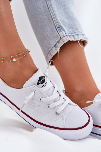 Dámske Textilné Tenisky Lee Cooper LCW-25-02-3296L Biele