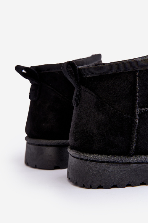 Detské snehové topánky izolované čierna Nallita