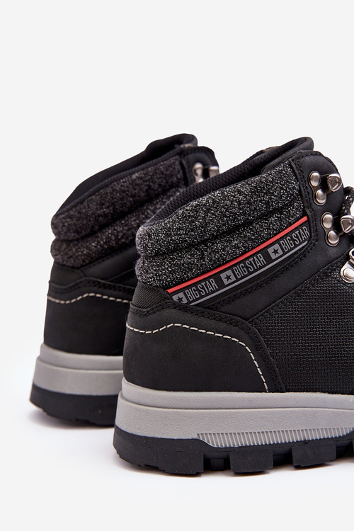 Pánske trekkingové topánky veľká hviezda KK174215 čierna