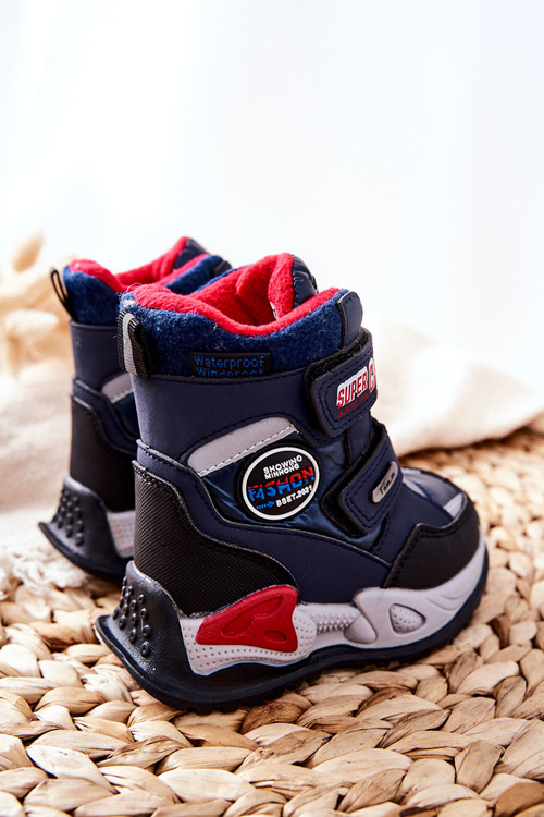 Izolované snehové topánky pre suchý suchý suchý zips