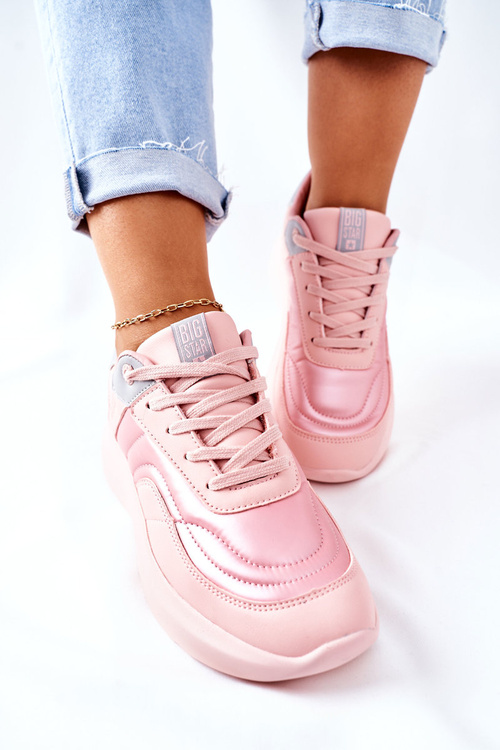 Dámska športová topánka Pamäť Pamäť pena Veľká hviezda II274333 Pink