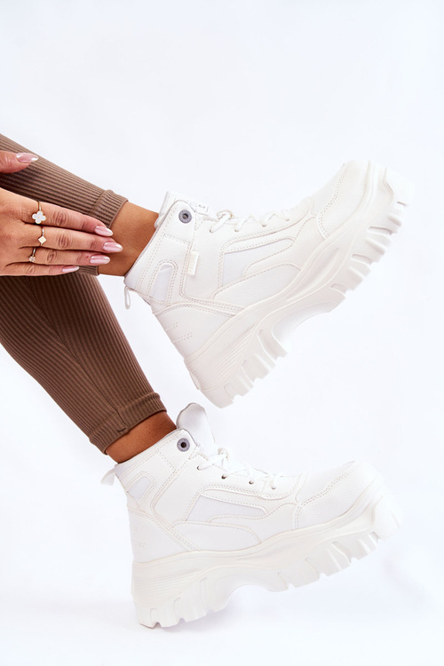 Módne topánky pamäť peny veľká hviezda kk274369 biela