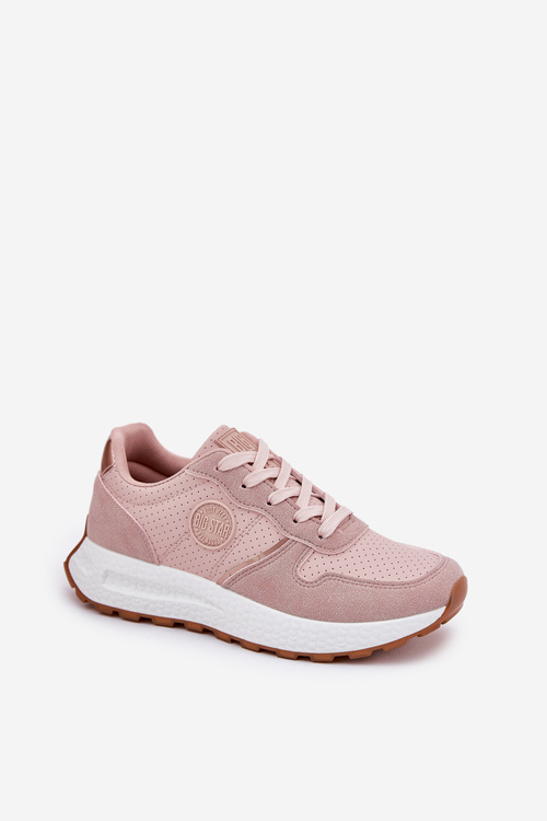 Dámské Tenisky Na Platformě Big Star RR274489 Hi-Poly System Růžové