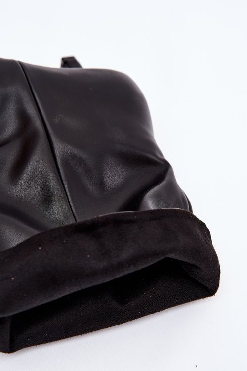 Vklouznutí Dámské Kotníkové Boty S Volnou Špičkou Černé Jessalia