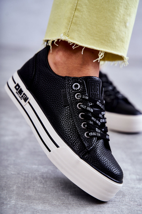 Nízké dámské tenisky Big Star KK274015 Černá