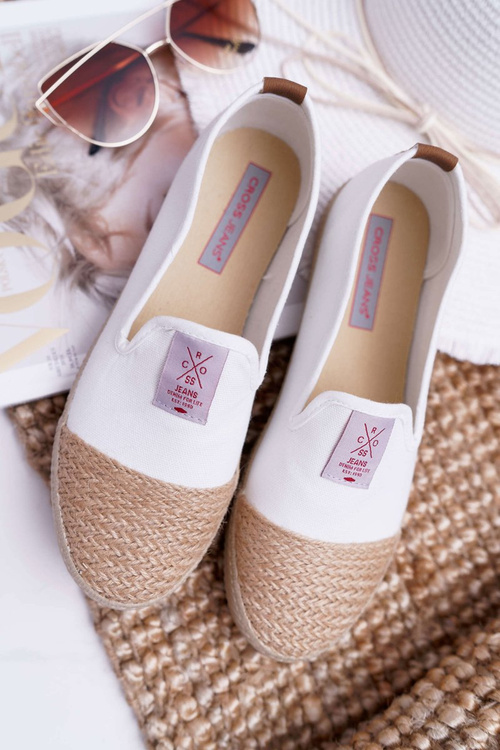 Dámské Espadrilky Cross Jeans Bílé DD2R4044