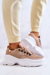 Dámske športové topánky tenisky Veľká hviezda JJ274A222 Beige