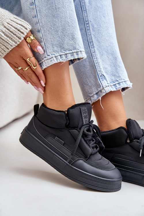 Dámske Snehové Topánky Big Star OO274A530 Čierne