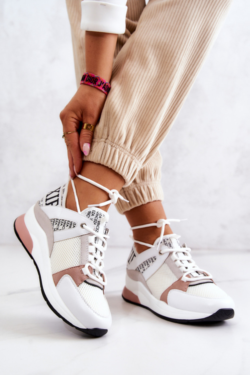 Tenisky tenisky športové tenisky biele LOREY