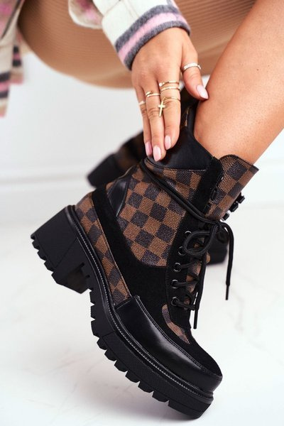 Dámske čierne topánky NS169P Milady