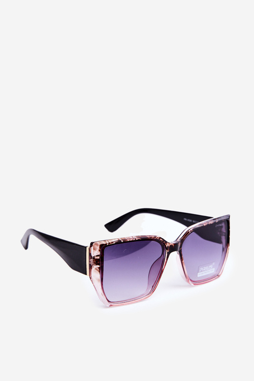 Dámské sluneční brýle s UV filtrem v růžovo-hnědé barvě