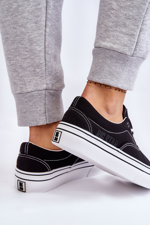 Dámske tenisky na platforme Big Star LL274230 Black