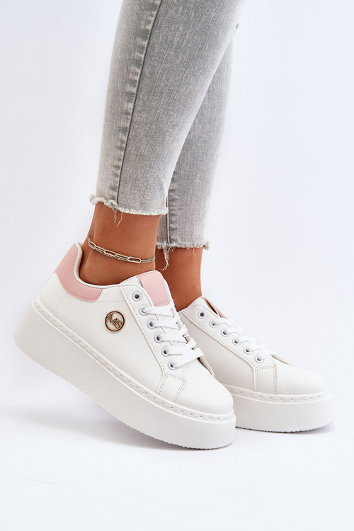 Dámské tenisky na platformě bílé Eshen