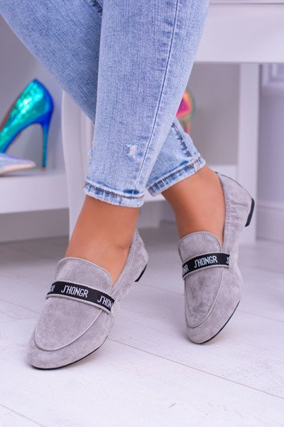 Šedá dámska mokasíny Lu Boo Horten