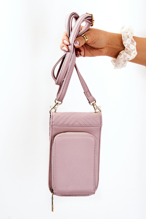 Elegantné prešívanie Monnari Pumua040-014 Purple kabelka