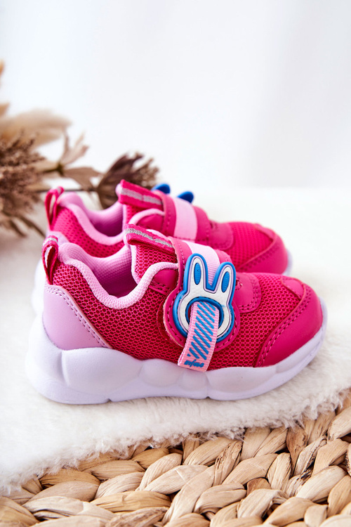 Dětská sportovní obuv na suchý zip Befado 516P089 růžová