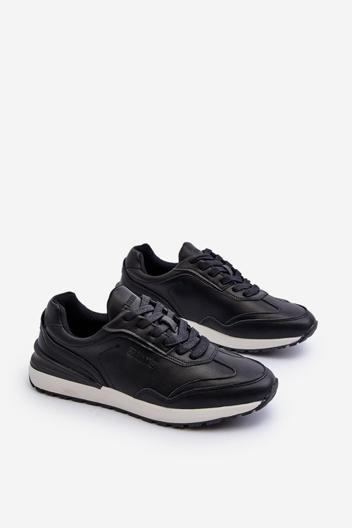 Pánske Kožené Tenisky BIG STAR NN174287 Čierne