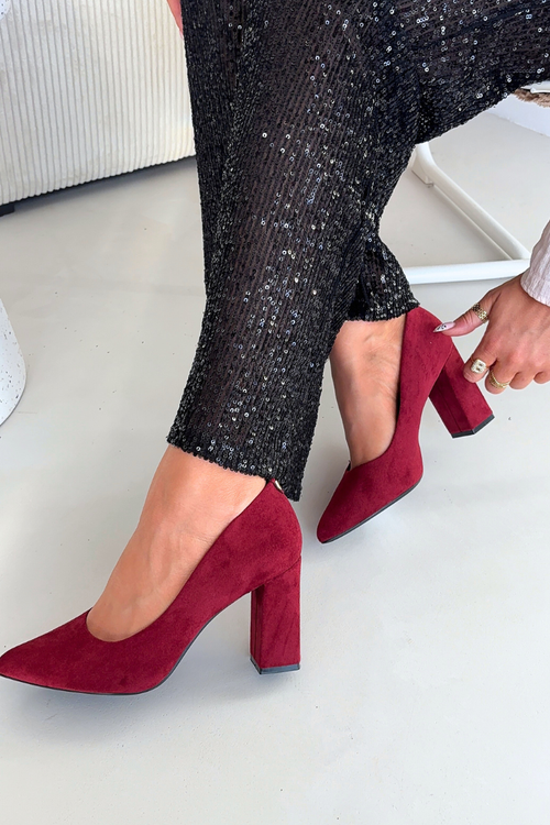 Semišové lodičky na podpätku Sergio Leone PB216 Brodowe