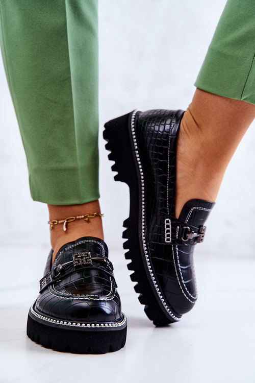 Boty Had S Ornamentem černé Adison