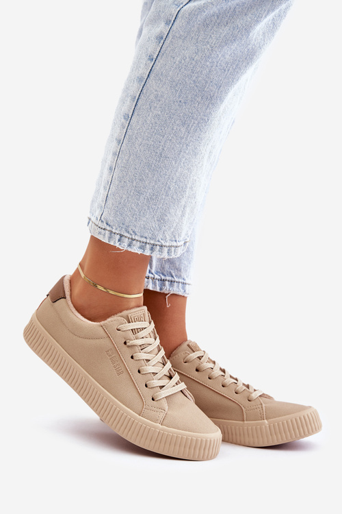 Zateplené Dámské Tenisky Big Star OO274A461 Béžové