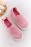 Dětské Nazouvací Tenisky Slip-On Big Star HH374103 Růžové