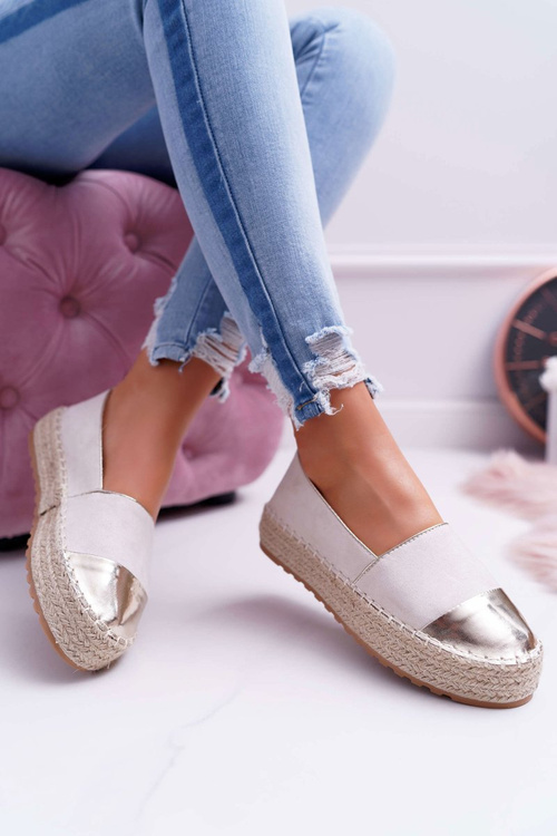 Dámské Espadrilky béžové plošina Ringer