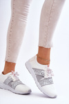 Dámska športová topánka Pamäť Pamäť pena Veľká hviezda HH274355 biela