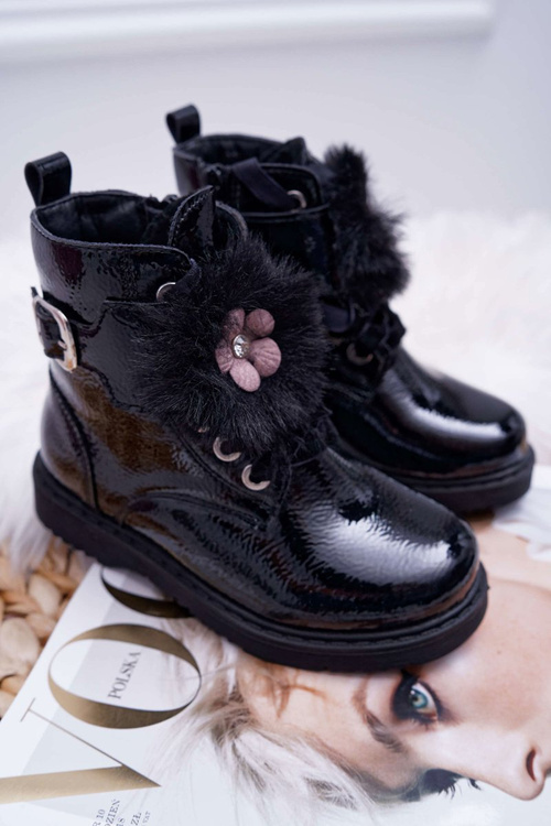 Black Joney maľované detské topánky