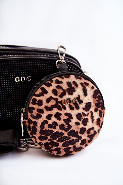 Dámska čierna kabelka 3in1 Goe Zam030