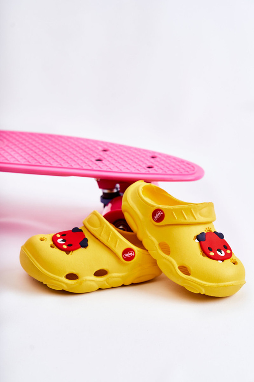Dětské pantofle Kroks Medvěd Befado 159X107 Žlutá