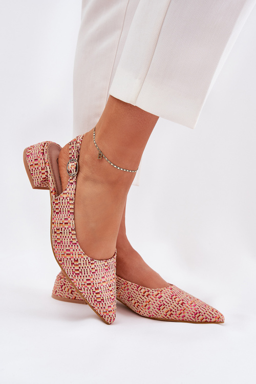 Pletené Dámske Sandále Na Jemnom Opätku Viacfarebné Jorela