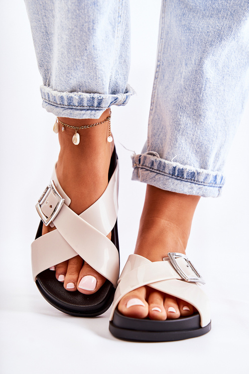 Dámsky gumový flip -flops Zaxy JJ285057 biela