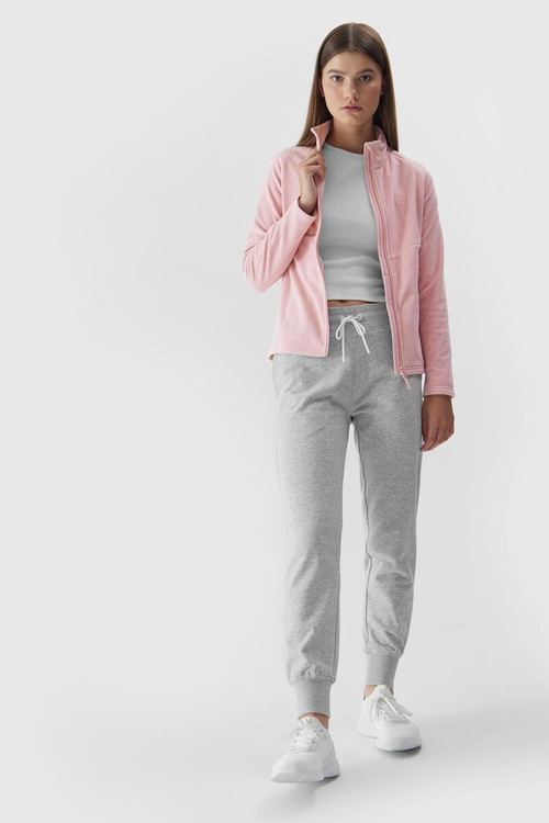 Polar S Stojacím Golierom 4F Regular Dámsky 4FAW23TFLEF146-65S Ružový