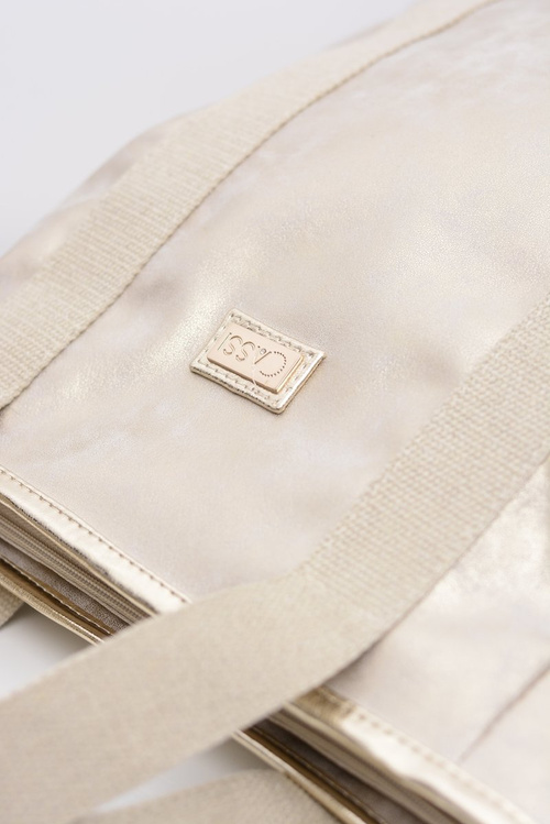 Damska Duża Złota Torba Shopper