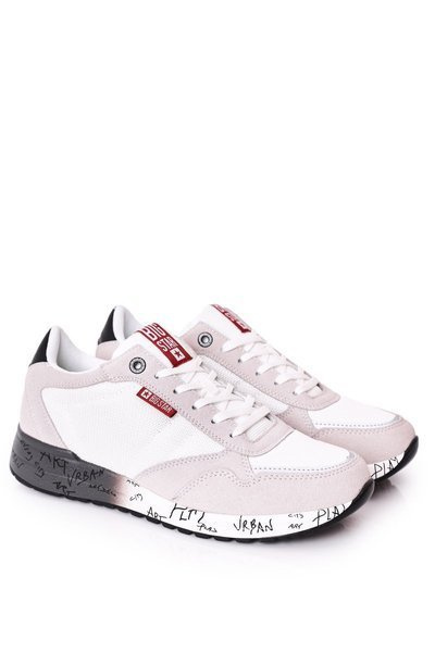 Pánské Sportovní Obuv Memory Foam Big Star FF174208 Bílé-Šedé
