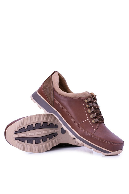 Pánske hnedé topánky vonkajšie ivar