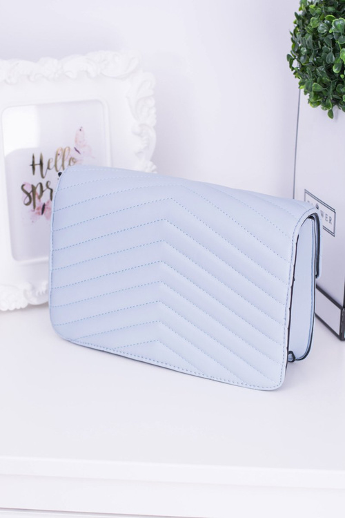 Klasická prešívaná modrá taška