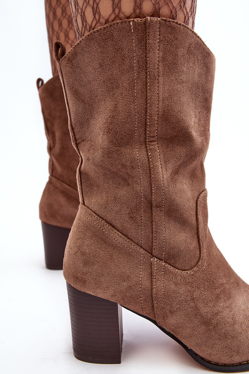 Dámske kovbojské topánky na Darkell Dark Band Post