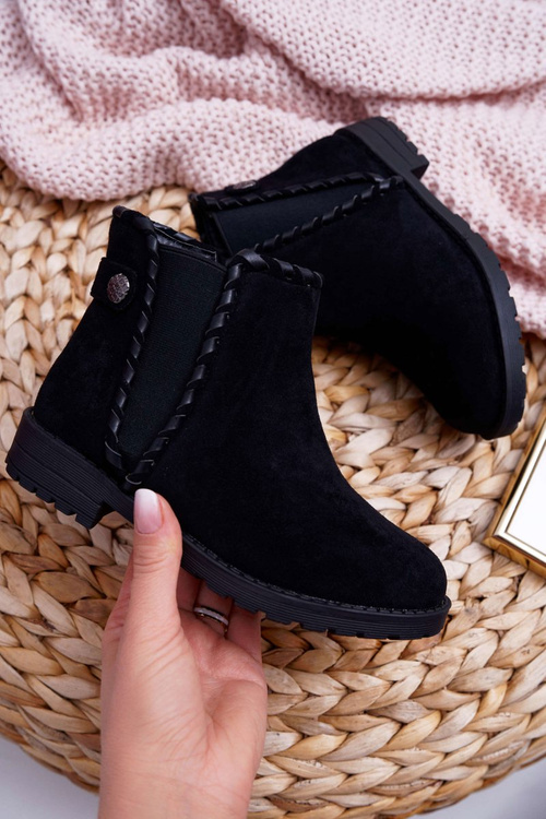 Čierne topánky na päte Sicarro