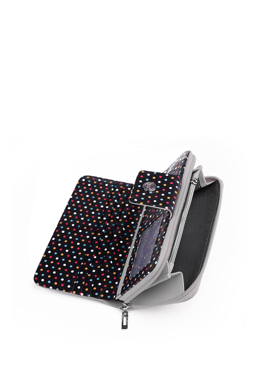 Veľké ženské portfólio pre zips Grey Huntress