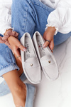 Ženský semišový Moccasins S.Barski Gray