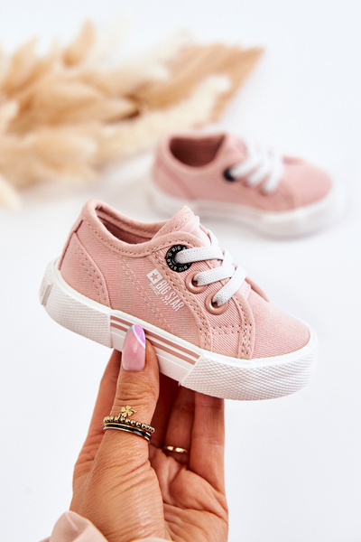 Detské nízke tenisky Veľká hviezda JJ374161 Pink