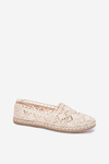 Dámske Béžové Čipkované Espadrilky Adelira