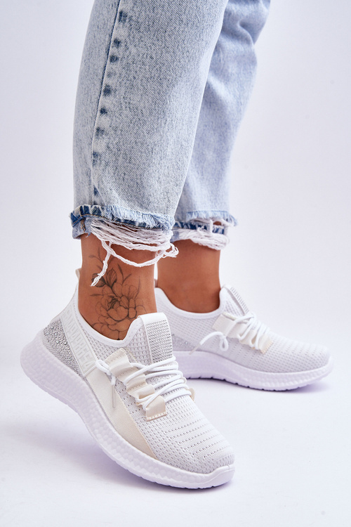 Dámské Sportovní Boty Na Suchý Zip Bílé Hold Me!