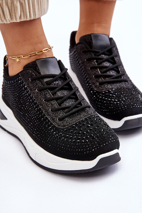 Dámské tenisky se zirkony Černe Raiden