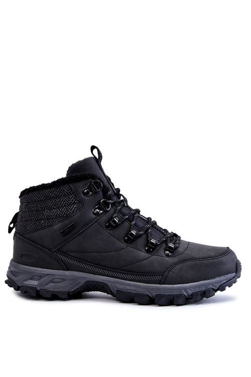 Pánske izolované topánky krížové džínsy KK1R4022C Black Trekking Shoes