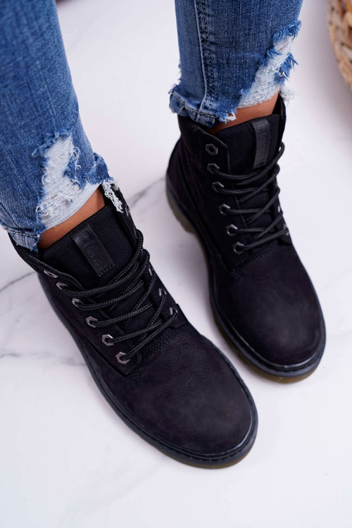 Dámska veľká hviezda Black EE274014 topánky