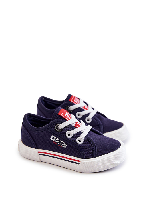 Detské nízke tenisky Veľká hviezda JJ374168 NAVY BLUE