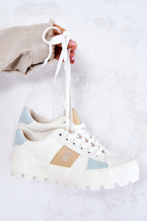 Dámska veľká hviezda JJ274480 Biele tenisky