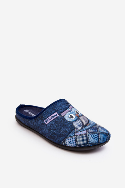 Domácí Pantofle Sova Inblu GF000018 Tmavomodré